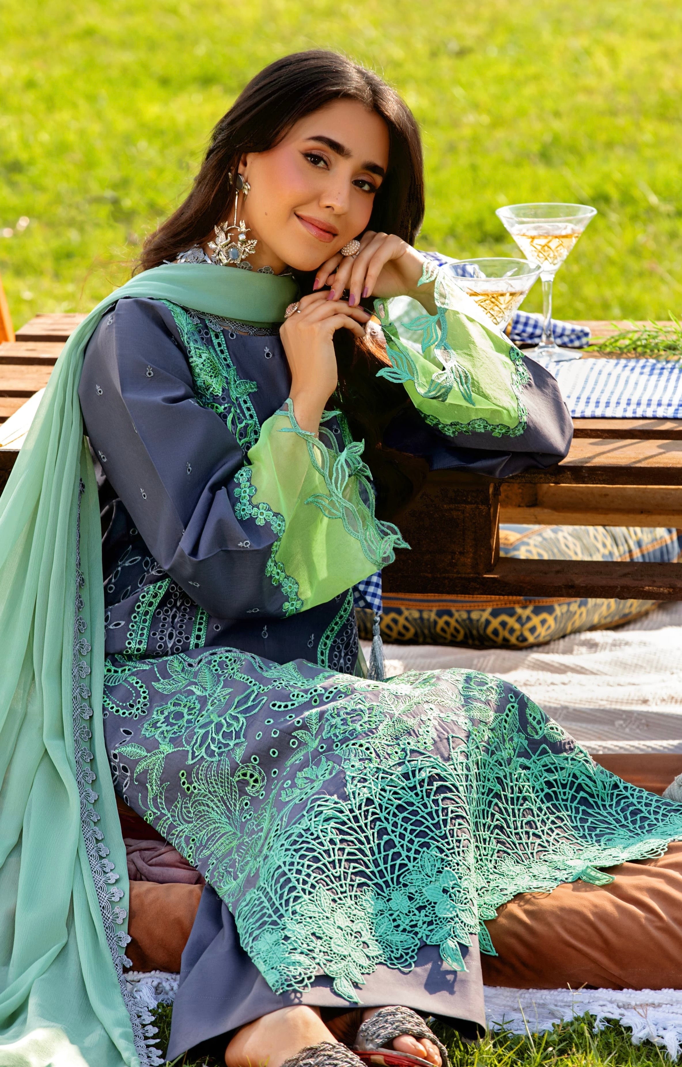 Silla Aqua 3 Piece Cambric Outfit
