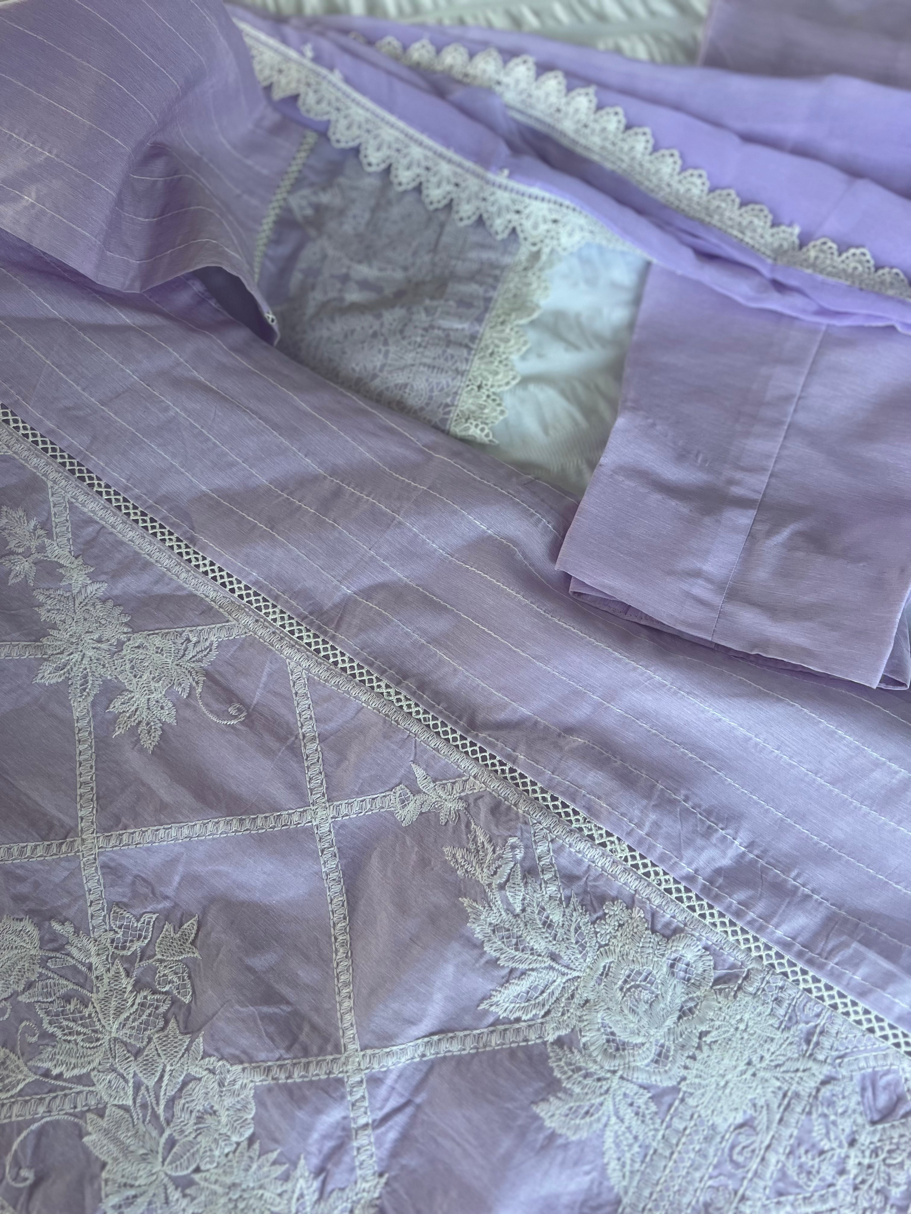 Sana Safinaz Lavender 3 Piece Lawn Outfit