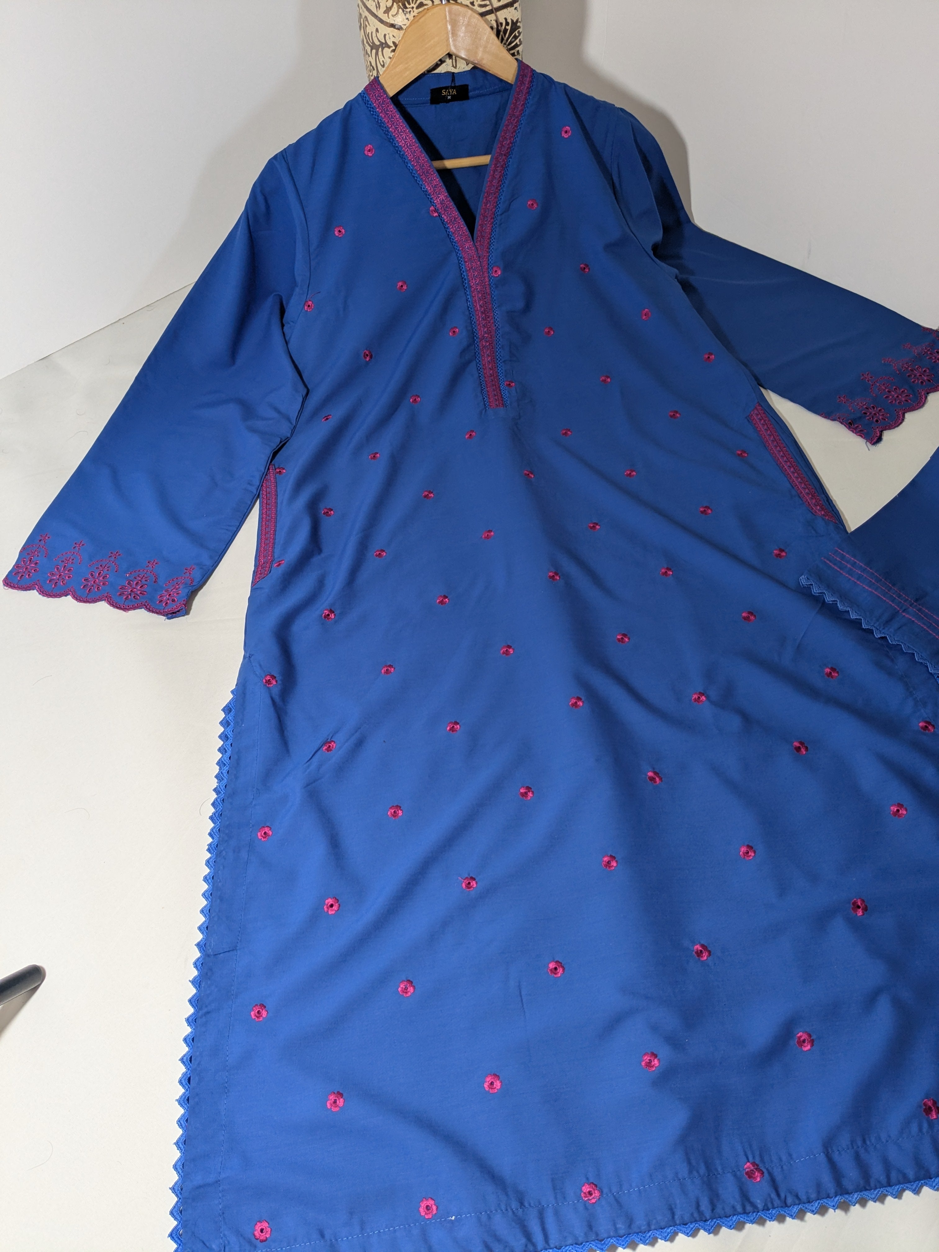 Noor by Saya - Blue 2 Piece Lawn Outfit