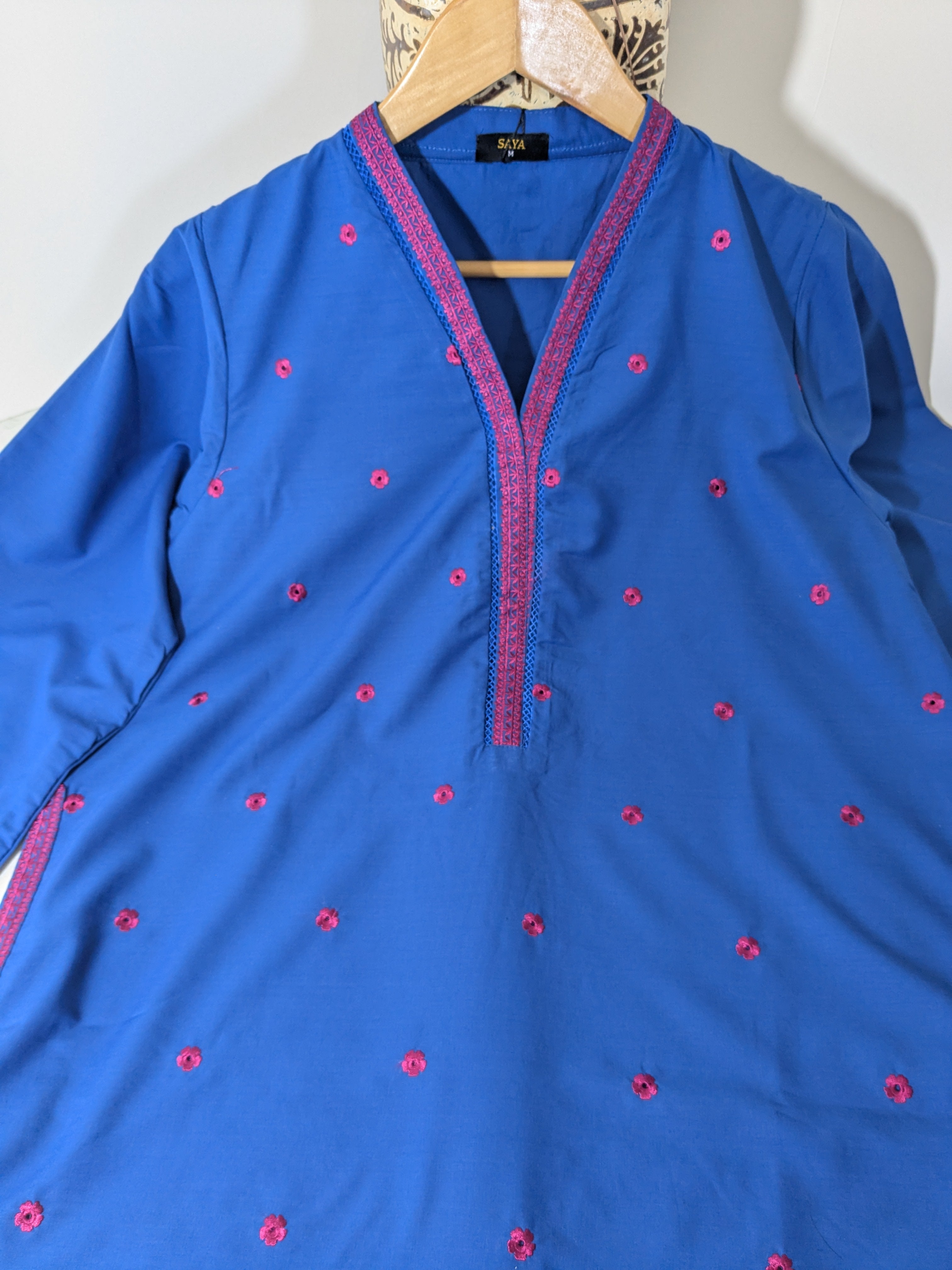 Noor by Saya - Blue 2 Piece Lawn Outfit