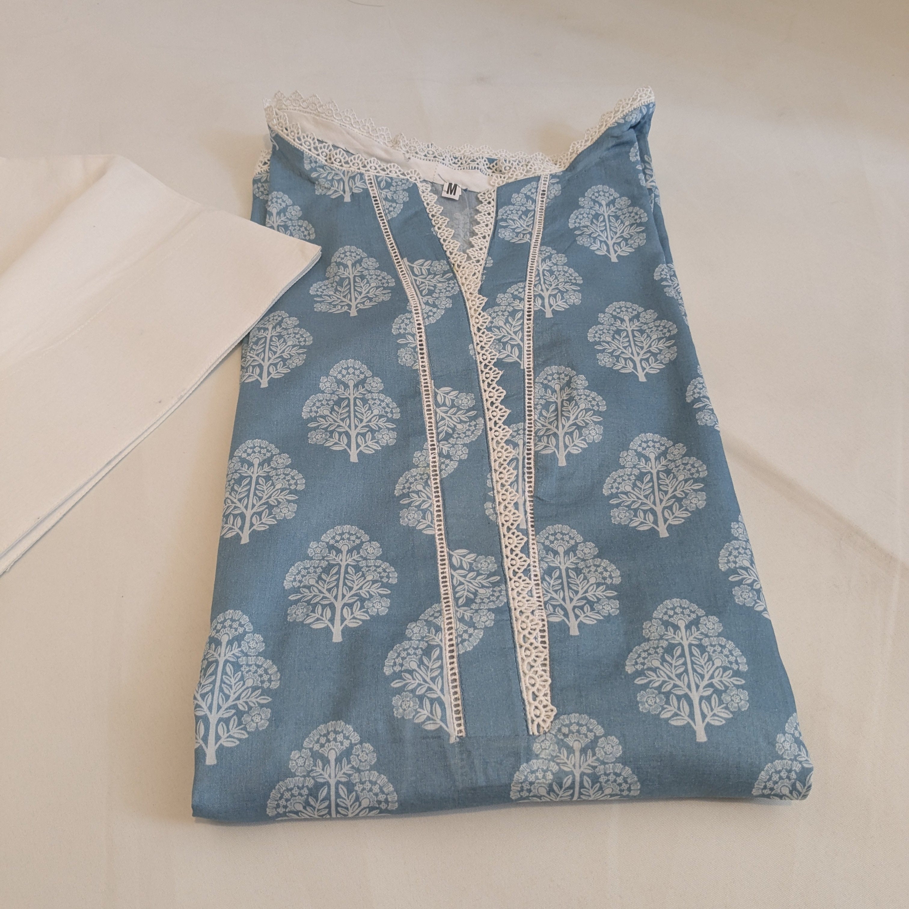 Farshi Blue 2 Piece Premium Lawn Outfit