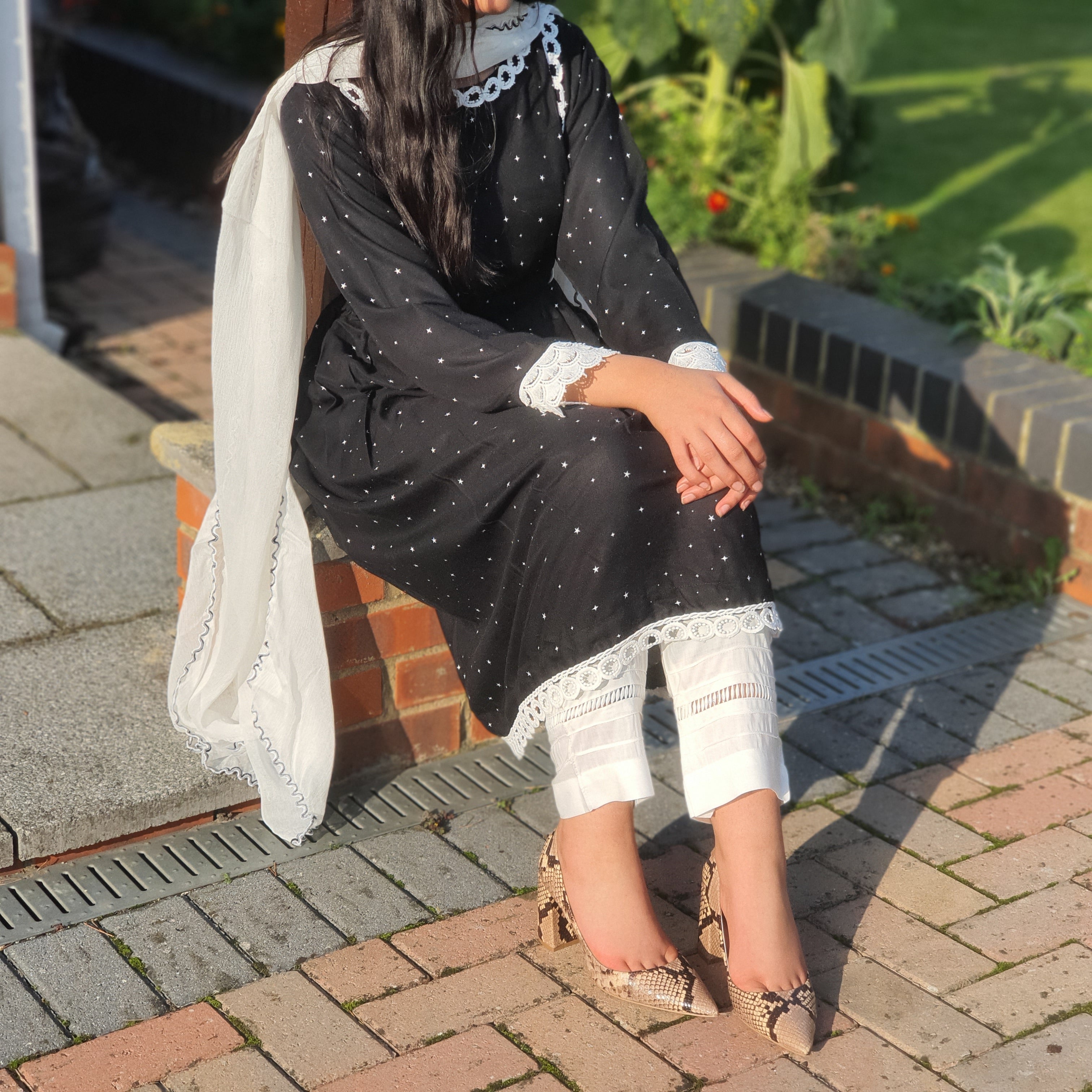 Black 3 Piece Marina Outfit