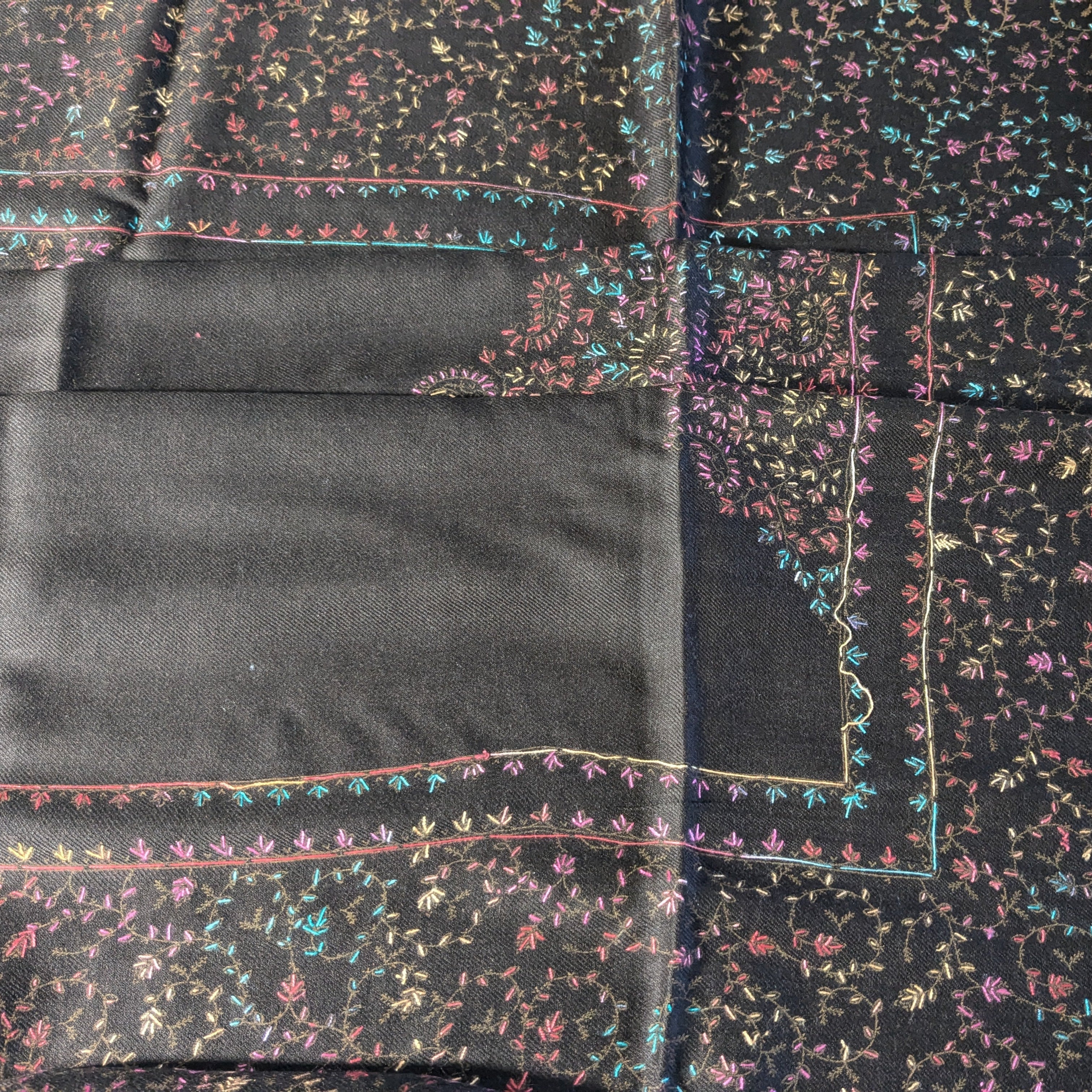 Coco Embroidered Pashmina Shawl