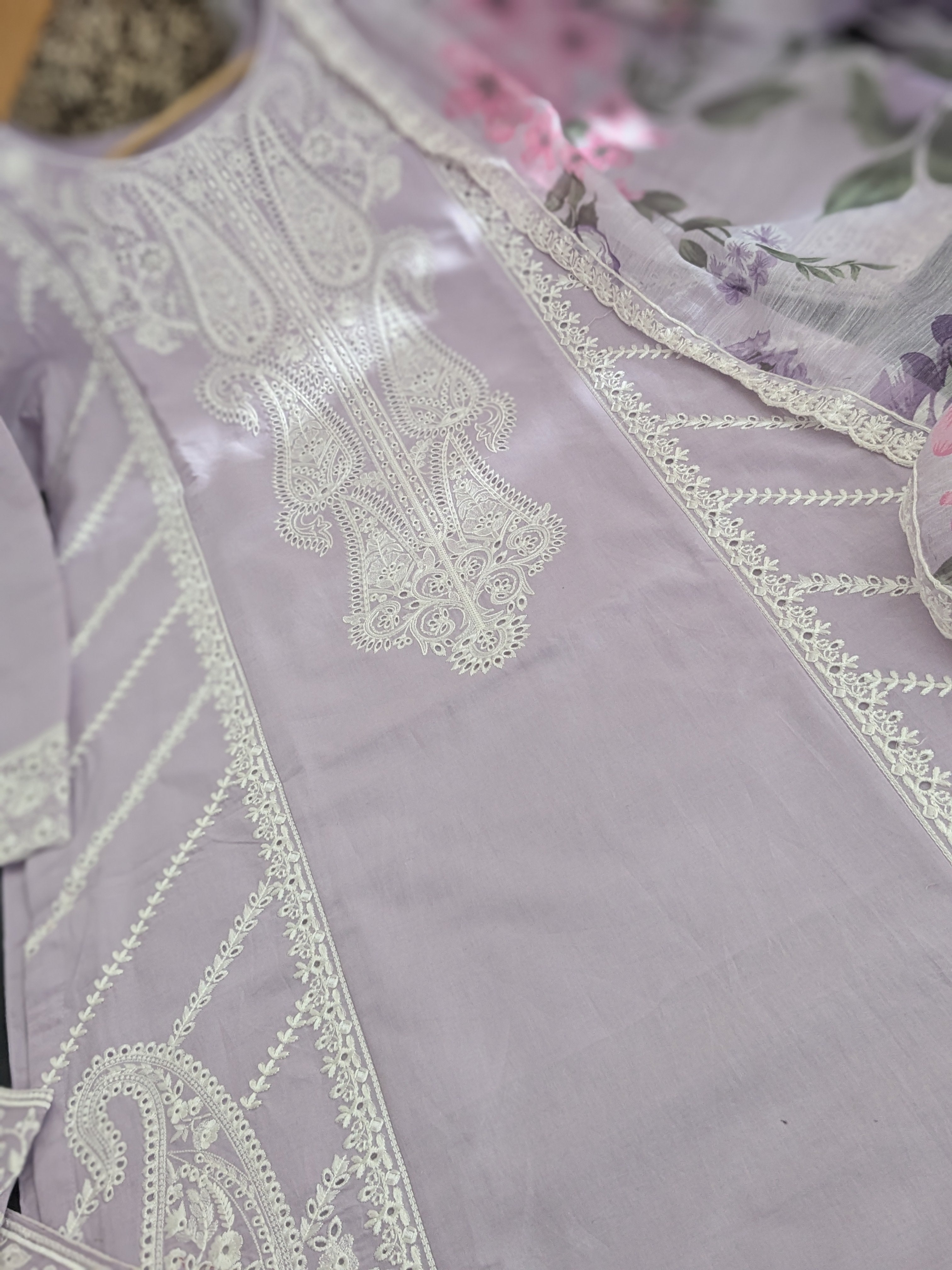 Karma Mauve 3 Piece Lawn Outfit